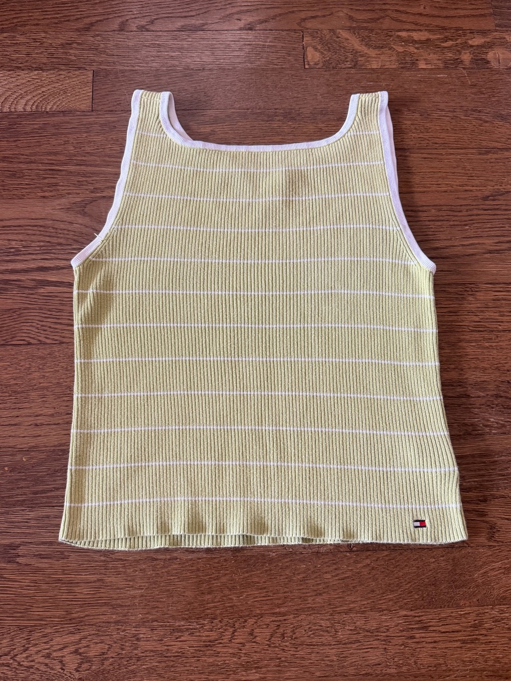 Tommy Hilfiger 00s Ribbed Knit Tank Top